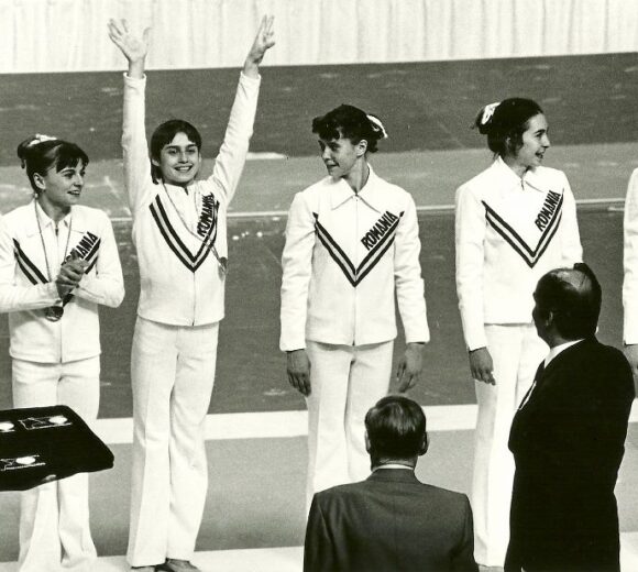 Equipe roumaine de gymnastique aux Jeux Olympiques de Montreal (1976)